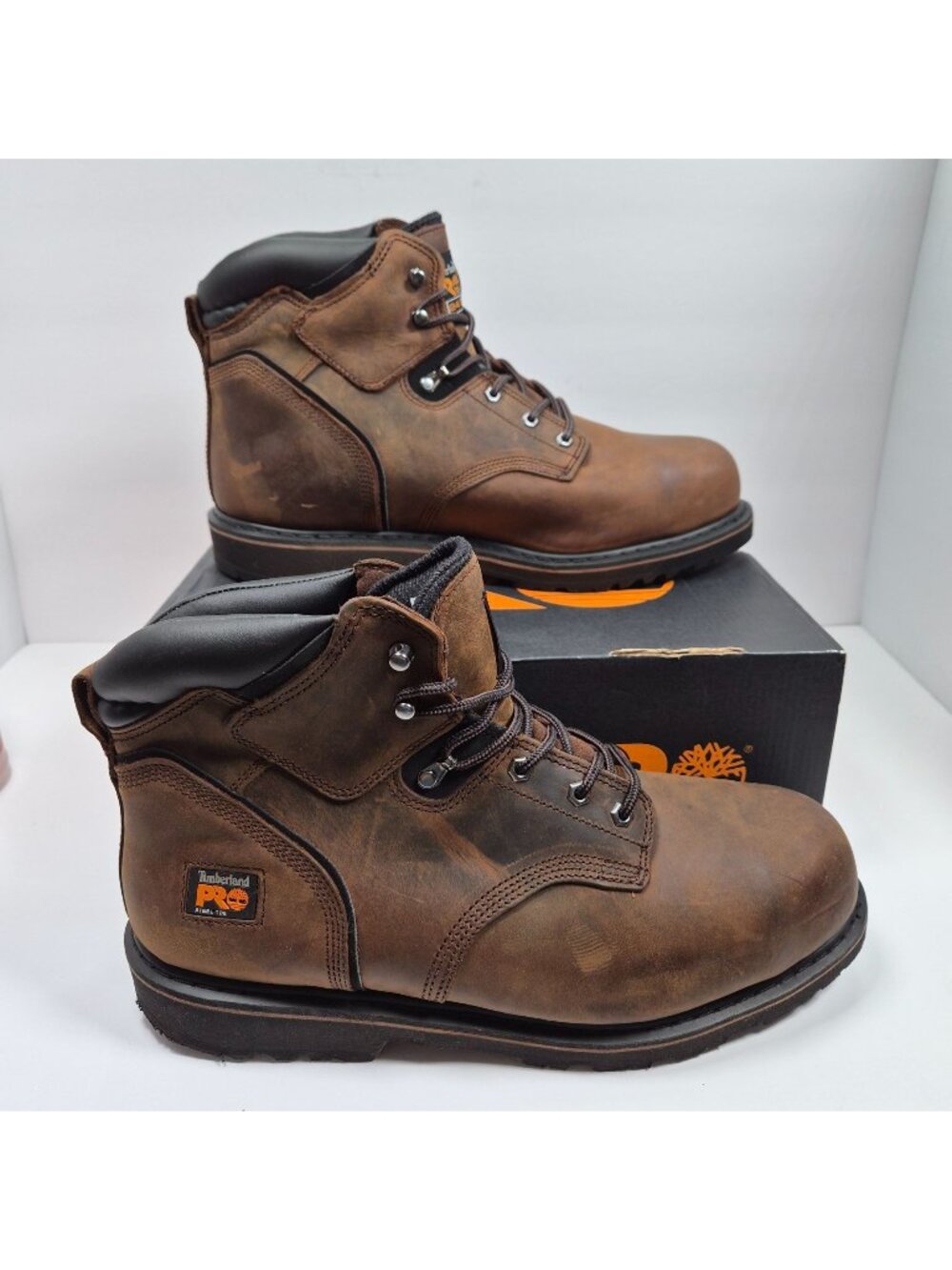 Timberland PRO Pit Boss Men's Brown Steel Toe Work Boots US Size 15W